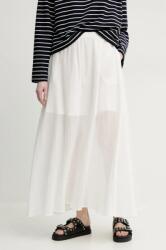 Isabelle Blanche vászon szoknya fehér, maxi, harang alakú, IS25SS-G093-T019 - fehér XS