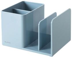 DELI Suport accesorii birou, 2 compartimente + 2 separatoare, albastru, NUSIGN DELI (DLENS950B)