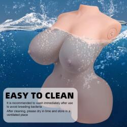 Tiny női torzó vibrátoros maszturbátor