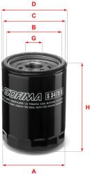SOFIMA Filtru ulei SOFIMA S 3478 R (S 3478 R)