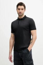 Calvin Klein pamut póló fekete, sima, K10K114135 - fekete XL