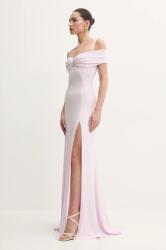 Elisabetta Franchi ruha rózsaszín, maxi, egyenes, ABR0851E2 - rózsaszín 36