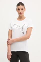 PUMA edzős póló Train All Day Essentials fehér, 525892 - fehér S