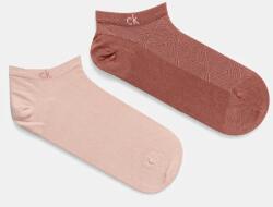Calvin Klein zokni 2 pár rózsaszín, női, 701231383 - rózsaszín Univerzális méret