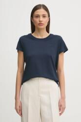 Pepe Jeans vászon póló MEGAN női, sötétkék, PL506049 - sötétkék M