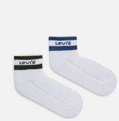 Levi's zokni 2 pár fehér, 37157-1198 - fehér 39/42