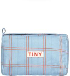 Tinycottons kozmetikai táska CHECK POUCH SS25-382 - kék Univerzális méret