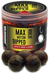 Haldorádó MAX MOTION Boilie Dipped 20 mm - Fűszeres Vörös Máj 80g (HD28861)