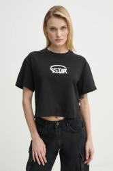 G-Star pamut póló női, fekete, D26239-C336 - fekete M