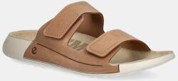 Ecco nubuk papucs Nd Cozmo 2 Strap Flat barna, női, 206823-02291 - barna Női 40