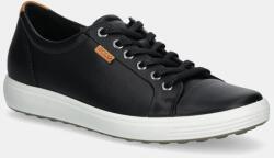 ECCO bőr sportcipő Soft 7 Shoe Lace Up fekete, női, 430003-01001 - fekete Női 38