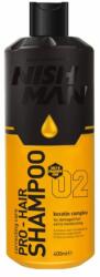 NISHMAN Pro-Hair Keratin Complex hidratáló sampon sérült hajra, 400 ml - hajvarazs