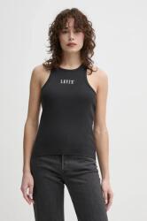 Levi's pamut top fekete, A9415 - fekete XS - answear - 7 690 Ft