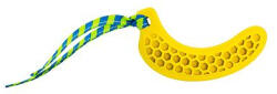 KidDog Jucarie Pentru Caini Juniori, HipHop, Dental, Banana, Cauciuc, 12 cm, Galben, A403489