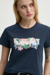 Levi's pamut póló LSE THE PERFECT TEE női, sötétkék, A2086 - sötétkék L