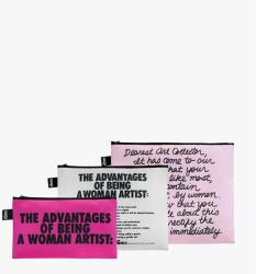 LOQI tasak készlet GUERRILLA GIRLS 3 db - többszínű Univerzális méret