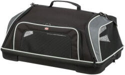 TRIXIE Geanta De Transport Animale Companie, Pentru Avion, Airline, 55x23x40 cm, Pana la 7 kg, Negru Gri, 28907