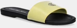 Calvin Klein Jeans papucs FLAT SANDAL SLIDE MG - sárga Női 39