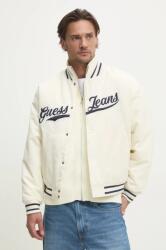 Guess Jeans bomber dzseki bézs, téli, oversize, M5RL54 WHAA2 - bézs S