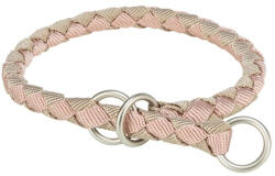TRIXIE Zgarda Cavo Coarda, Semistrangulanta, M-L: 43-51 cm 18 mm, Roz Pal Nisipiu, 143935