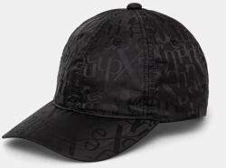 Armani Exchange pamut baseball sapka fekete, mintás, XW000311 AF10852 - fekete Univerzális méret