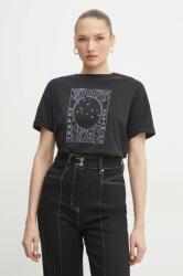 BOSS Orange pamut póló - fekete M - answear - 18 290 Ft