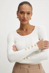 GUESS pulóver GRACE könnyű, női, bézs, 5RGR26 5810Z - bézs L