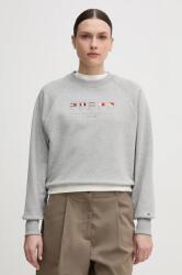 Tommy Hilfiger felső szürke, női, nyomott mintás, WW0WW45526 - szürke M
