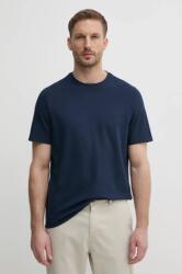 Michael Kors t-shirt sötétkék, férfi, sima, CR451V9HFK - sötétkék XXL