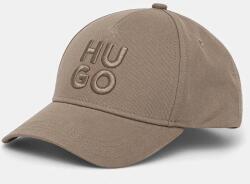 HUGO pamut baseball sapka barna, nyomott mintás, 50533409 - barna Univerzális méret