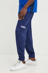 Adidas melegítőnadrág Essentials Linear sötétkék, férfi, nyomott mintás, JE9011 - sötétkék M