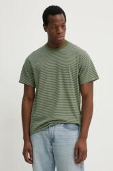 Levi's pamut póló THE ESSENTIAL TEE zöld, férfi, sima, A3328 - zöld M