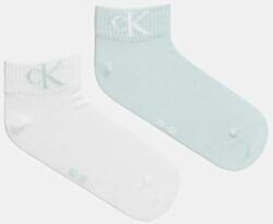 Calvin Klein Jeans zokni 2 pár türkiz, női, 701228813 - türkiz 39/42