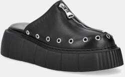 Inuikii bőr papucs Matilda Mule fekete, női, platformos, 1001.017. 0011.000 / 30102-070 - fekete Női 38