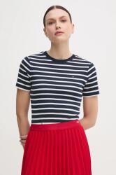 Tommy Hilfiger pamut póló női, fehér, WW0WW40587 - sötétkék XXL - answear - 21 990 Ft