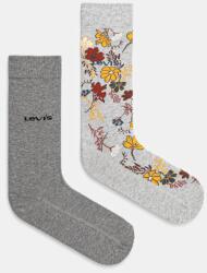 Levi's zokni 2 pár szürke, 37157-1207 - szürke 35/38