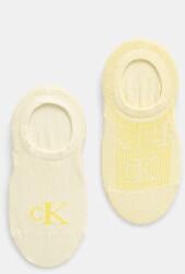 Calvin Klein Jeans zokni 2 pár sárga, női, 701231402 - sárga Univerzális méret