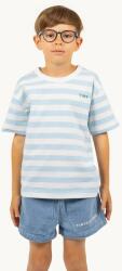 Tinycottons gyerek pamut póló STRIPES TEE mintás, SS25-111 - kék 92