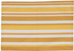 Esschert Design Pamut tányéralátét, narancssárga csíkos, 45 x 33 cm (TR086)