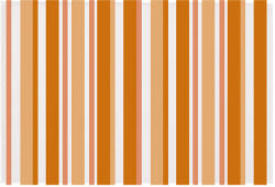 Esschert Design Csíkos kültéri szőnyeg, 120 x 180 cm, narancssárga (TR090-N)
