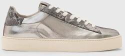 AllSaints bőr sportcipő Shana Metallic Sneaker ezüst, női, W104FB - ezüst Női 40