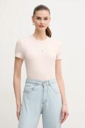 Calvin Klein Jeans t-shirt női, rózsaszín, J20J225245 - bézs L