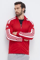 Adidas edzős pulóver piros, nyomott mintás, GP6464 - piros M