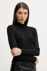 IRO pulóver könnyű, női, fekete, félgarbó nyakú, WP12FENYA - fekete XL