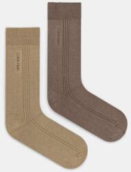 Calvin Klein zokni 2 pár zöld, férfi, 701232089 - zöld Univerzális méret
