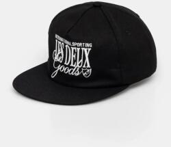 Les Deux pamut baseball sapka fekete, nyomott mintás, LDM703049 - fekete Univerzális méret