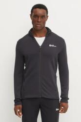 Jack Wolfskin sportos pulóver Kolbenberg szürke, sima, A63964 - szürke L