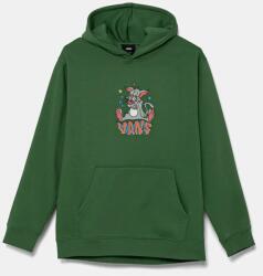 Vans gyerek felső Frizz Loose Pullover zöld, nyomott mintás, kapucnis, VN000MH6BR11 - zöld 151-165