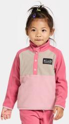 Didriksons gyerek gyapjú pulóver MONTE KIDS HALF BU rózsaszín, mintás, 505590 - rózsaszín 110