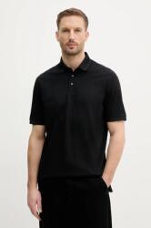 Giorgio Armani pamut póló fekete, férfi, sima, XM000329 AF10364 - fekete XL